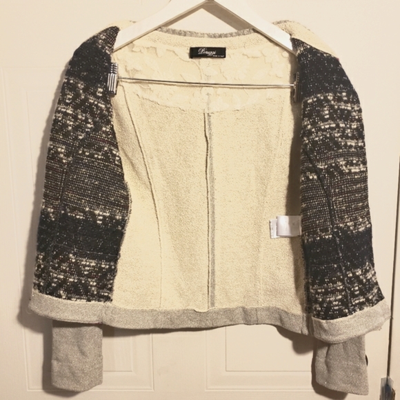 Peruzzi Cardigan Sweater Beige  Metallic Multi Colored Luxury Italian W-38 EUC - Picture 8 of 11
